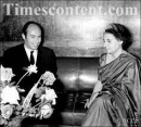H.H. The Aga Khan met with Prime Minister Indira Gandhi of India